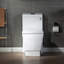Toilette allongée une pièce à double chasse-58713037