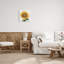 «Yellow Sunflower Blossom Bold Petals», conception rustique par Elizabeth Medley - impression-70684376-70684377