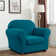 Elastic Textured Grid Separate Box Cushion Arm Chair Slipcover