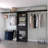 Bergen 1Drawer 4Shelf Closet System Dark Walnut-1213581097-1213581110
