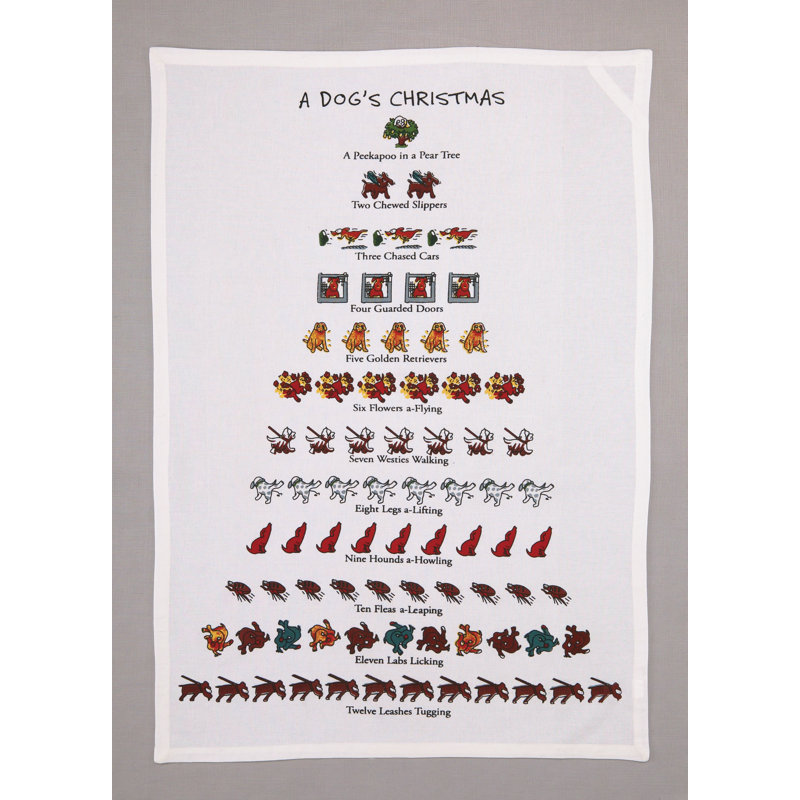 Serviette de cuisine A Dog's Christmas
