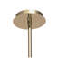4 - Light Polished Brass Cluster Pendant