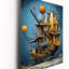 Horloge murale moderne Portageville - Old American Cart-819065159