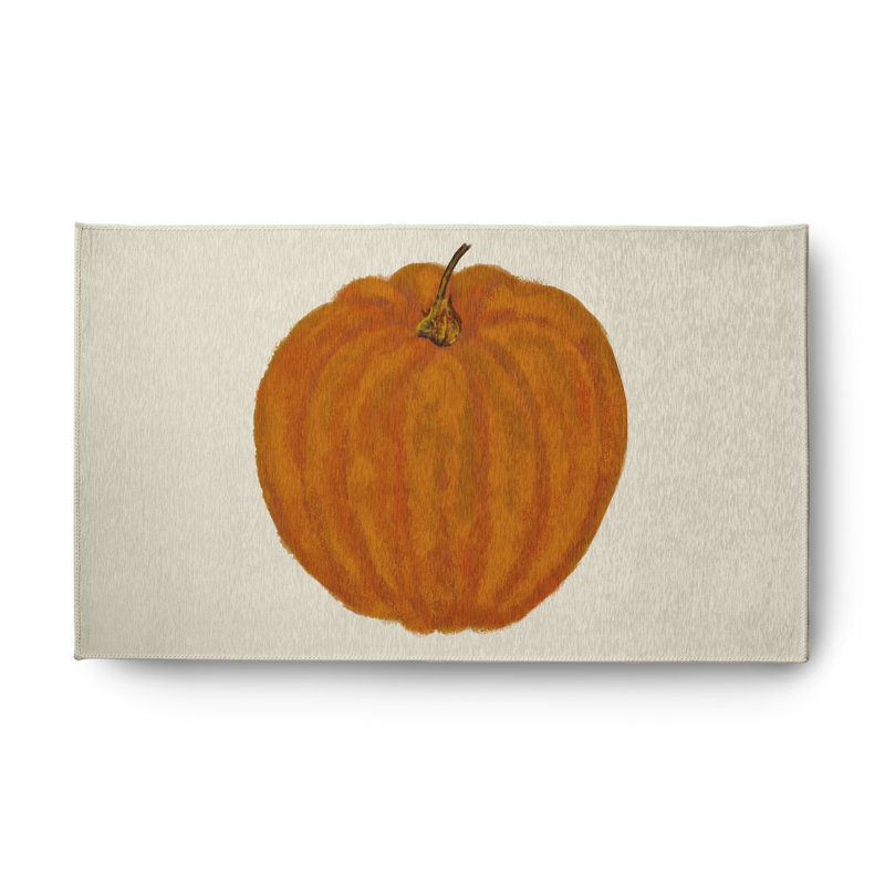 Tapis en chenille Li'l Pumpkin, Rectangle 3 pi x 5 pi
