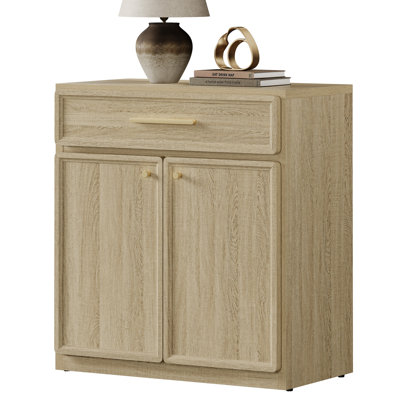 30" Wide Storage Sideboard With Drawer And Height-Adjustable Cabinet by Ebern Designs