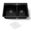 Kennon Neoroc 33" L x 22" W Dual Mount Kitchen Sink-1237072761