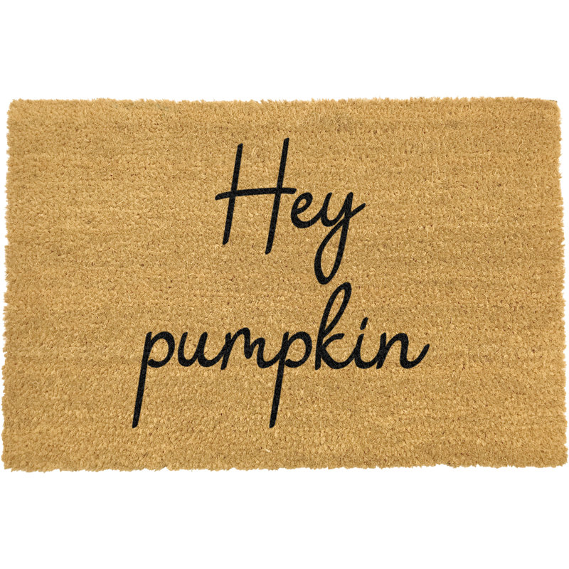 Elmer Non-Slip Outdoor Doormat, Black/Brown