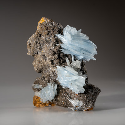 Blue Barite from Jebel Ouichane, Sagangane, Nador Province, L'Oriental Region, Morocco