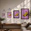 Graphic Bananas Modern - Framed Print-1327432145-1327432147