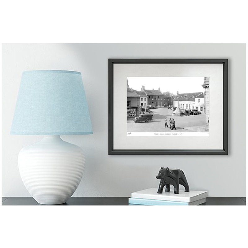 Fakenham, Market Place C1955 by Francis Frith - Single Picture Frame Print, 40cm H x 50cm W x 2.3cm D