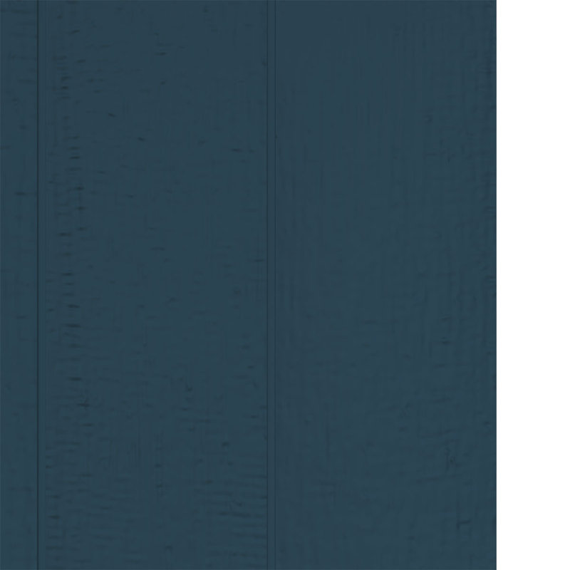Builders Edge, paire de volets standard à quatre planches jointes avec arche, planche-n-lattes, Bleu classique, 65 po