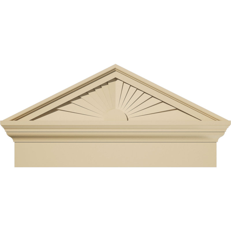 Fronton en uréthane Signature, 26 po x 13,375 po x 2,75 po, Combinaison, Rayons de soleil