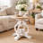 Solid Wood Top End Table