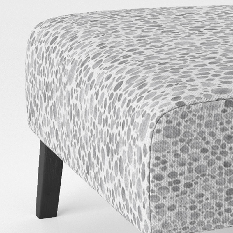 Fauteuil de chambre Abstract, Pantoufle sans accoudoirs