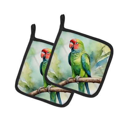 Paire de porte-casseroles African Ringneck