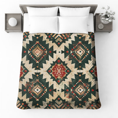 Southwestern Tribal Pattern Bedding Tribal Bedspread Pattern