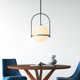 Arie Single Light Glass Dimmable Pendant