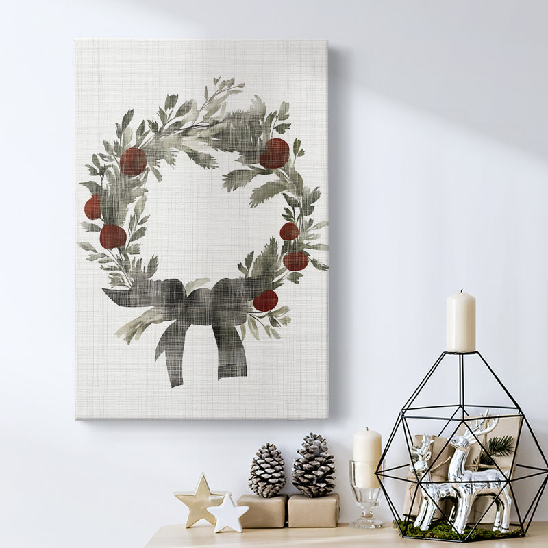Art des Fêtes de Noël - Toile tendue avec châssis CDXLII, H 27 po x l 18 po
