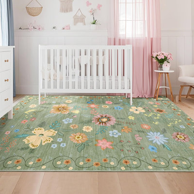 Tapis lavable 5 x 7 po Boho