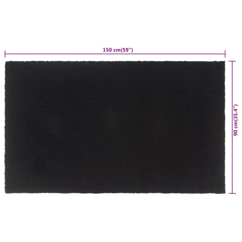 Massai Mat/Pad, 90cm W x 150cm D, Black