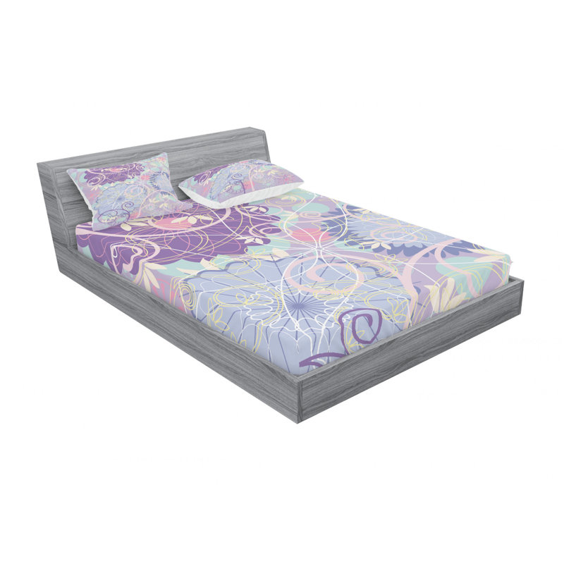 Microfiber Sheet Set, Queen Sheet Set with Fitted Sheet