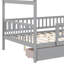 Full Size Wooden House Bed With Two Drawers-2147075569