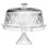 Dublin Crystal 4 in 1 Domed Cake Stand