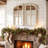 Farmhouse Arch Wood Window Pane Mirror(Set of 2)-126449568-126449569