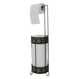 Porte-papier hygiénique Vintage Premiumracks - autoportant - conception moderne - peut contenir 4 rouleaux