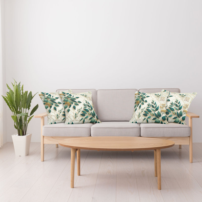 Fabric Reversible Throw Pillow, 24"H x 24"W