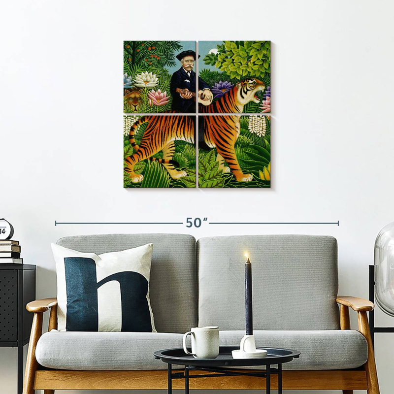 Le rêve d'Abarca Henri Rousseau, H 26 po x l 26 po