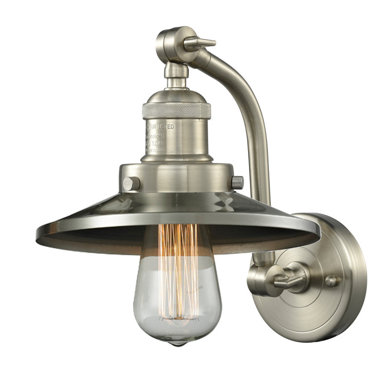 Clintonpark Armed Sconce, Polished Chrome, Polished Chrome, Incandescent