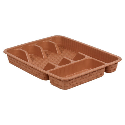 Plastic Rectangle Utensil Crock