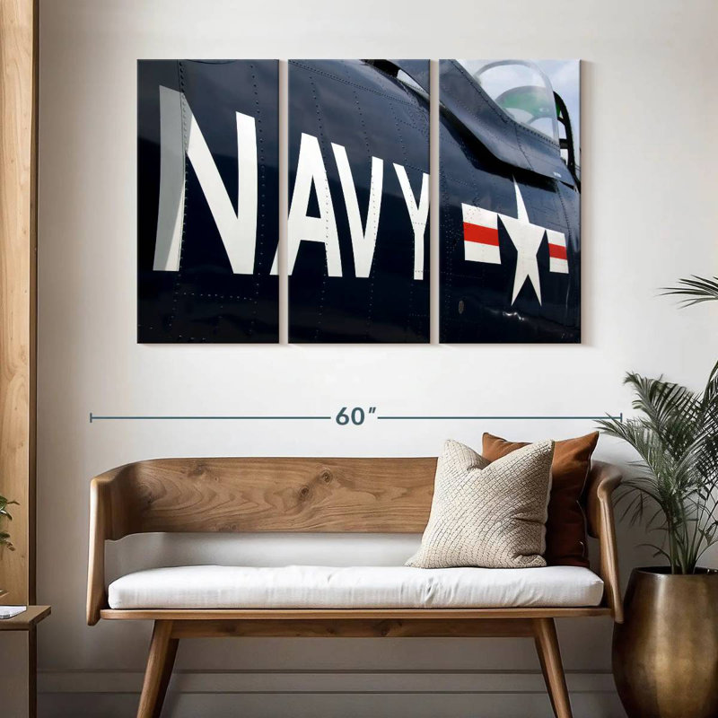 Mait Naval Fighter Jet, 32" H x 50" W
