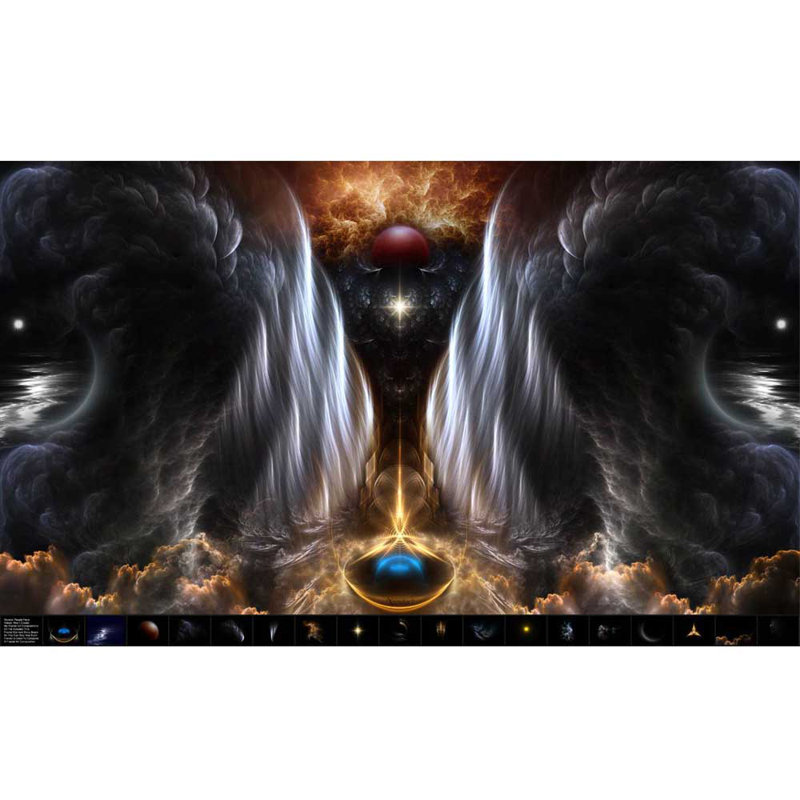 Adhésif décoratif Xzendor7 Dream of Sages, H 14,5 po x l 24 po