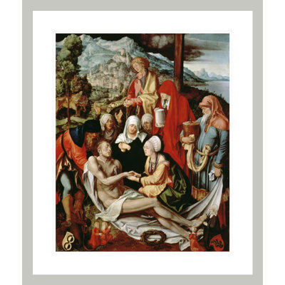 «Lamentation for Christ» par Albrecht Dürer, impression giclée sur cadre