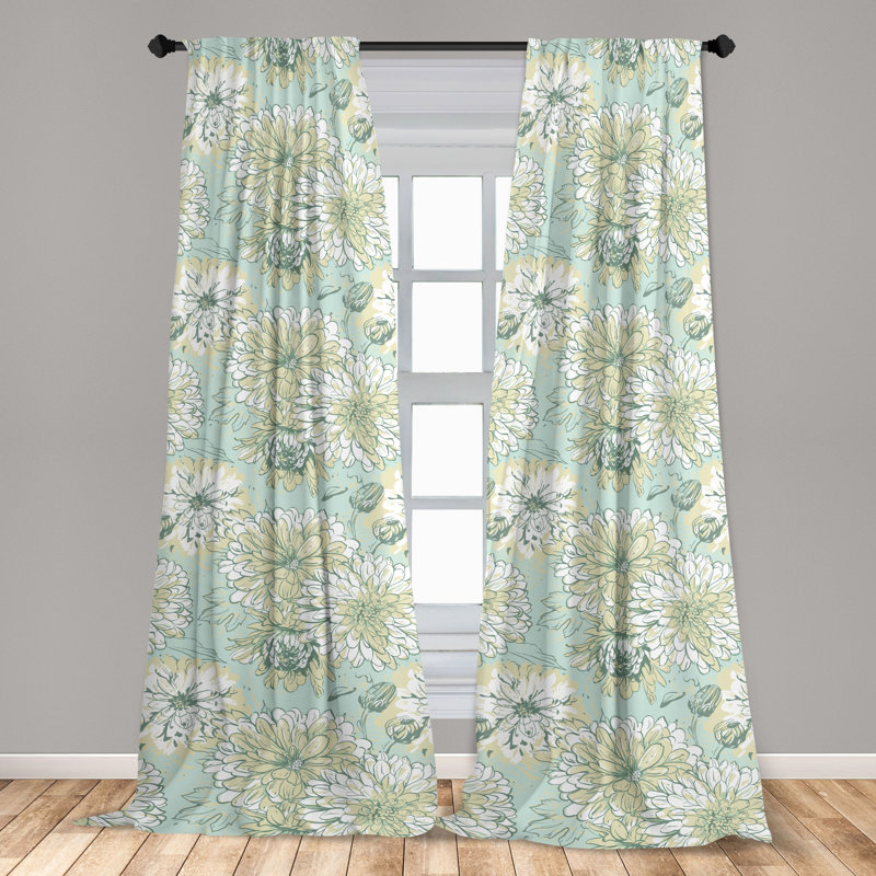 Semi Sheer Curtain Pair, 28" W x 95" L