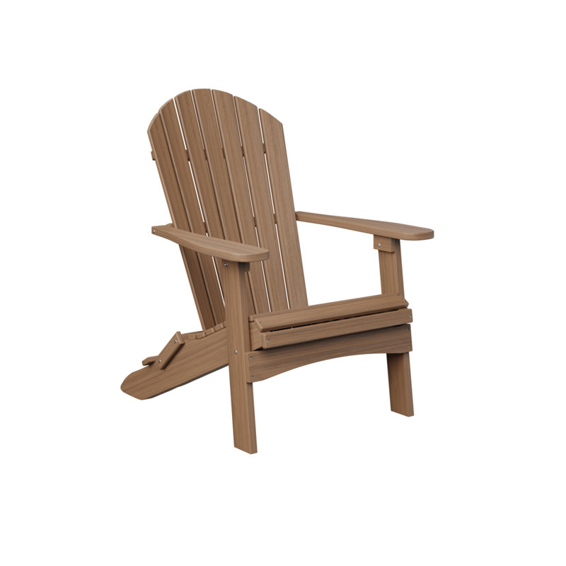 Berlin Gardens Comfo Back Folding Adirondack Chair, Antique Mahogany
