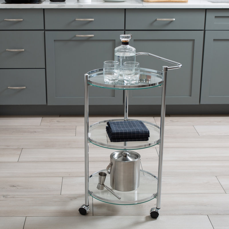 Aurelija Metal Bar Cart