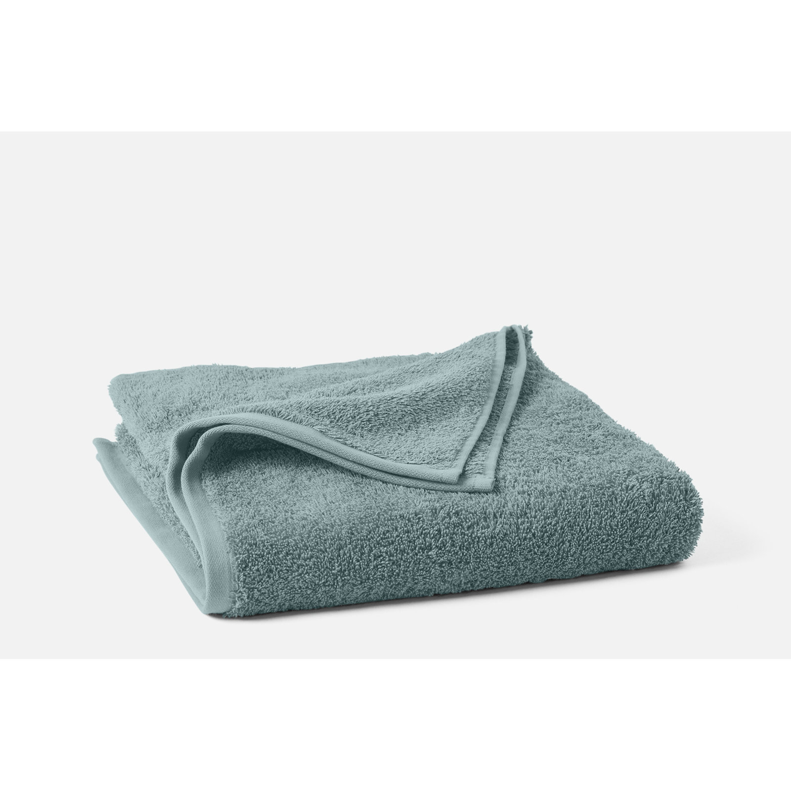 Cloud Loom Organic Bath Towel, Pacific Blue, Bath Sheet - 1 Pack