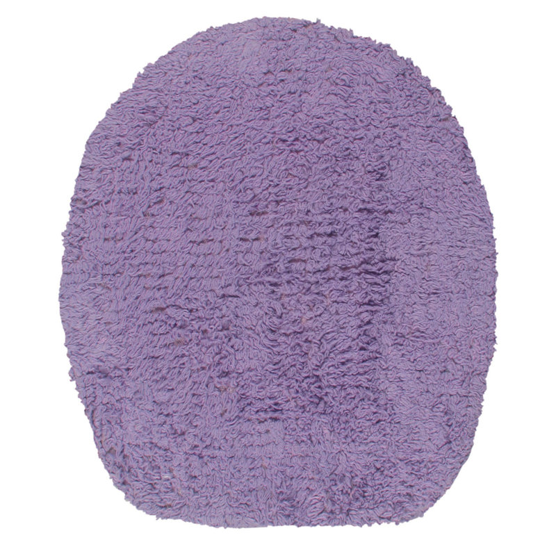 Couvercle de toilette 100% coton, Mauve