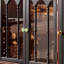 Buffet en bois massif noir