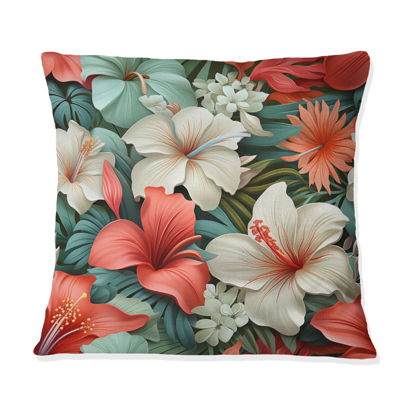 Coussin en polyester Paradise Mirage, H 18 po x l 18 po