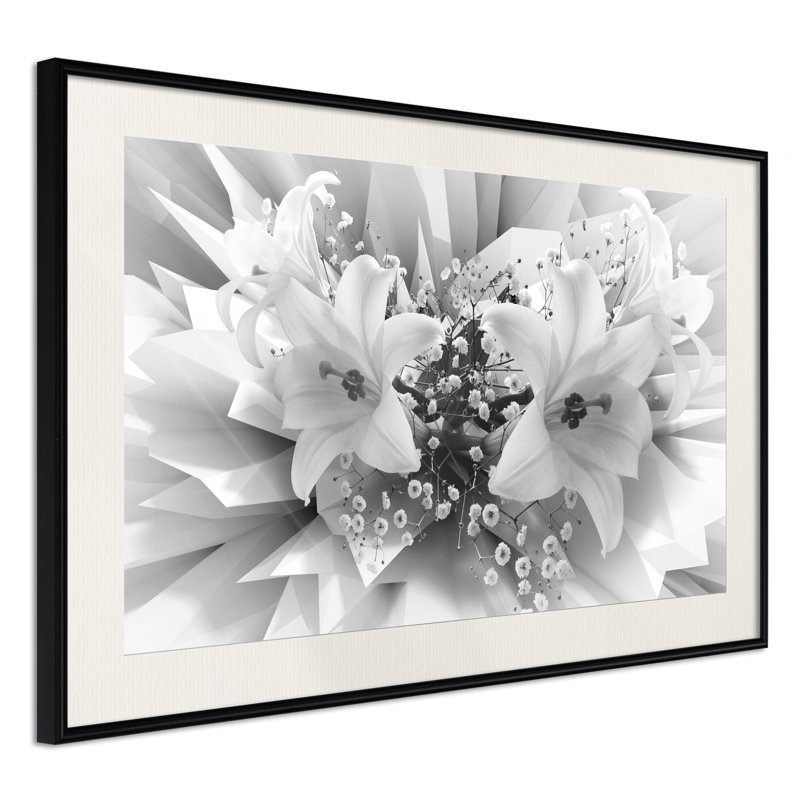 Single Picture Frame Print, Black Framed