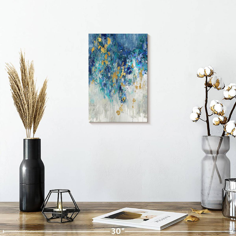 Avery Cascading Blues II, H 12 po x l 8 po