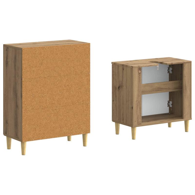 Bathroom Storage Furniture Set, Artisan Oak