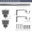 Aamira Metal Adjustable Single Curtain Rod-2141620294-2141620293