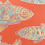 Batic Fish Square Pillow Cover & Insert