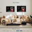 Art mural rouge rétro Kettlebell-1079929451