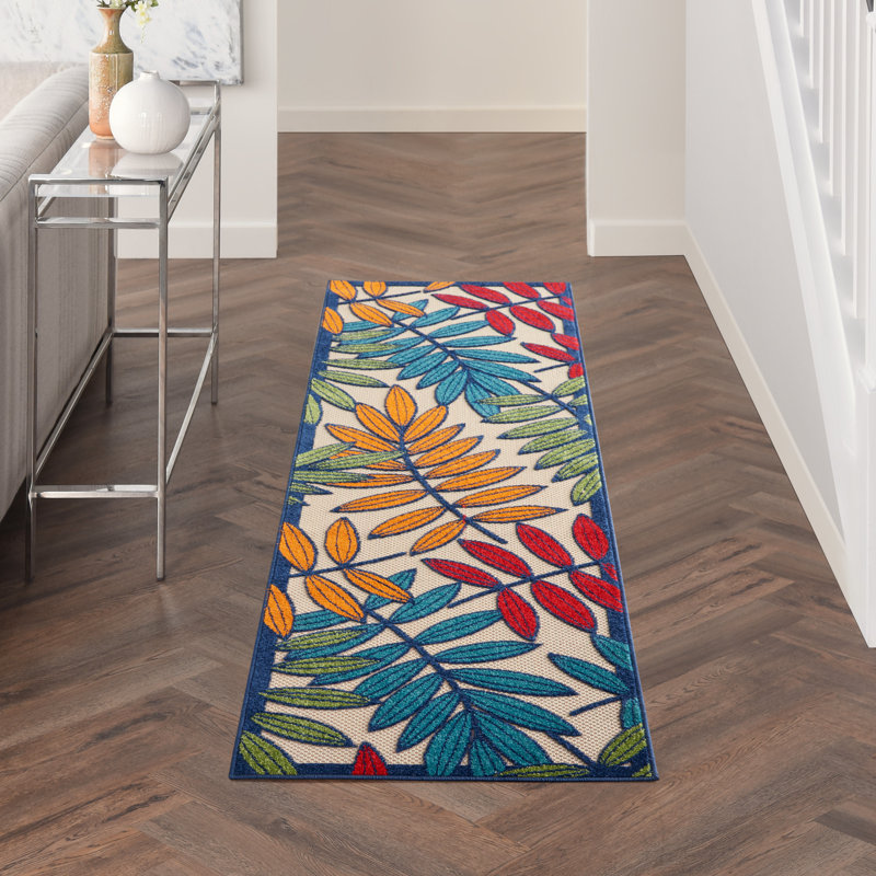 Adiya Floral Indoor Rug, Runner 2'3" x 8'